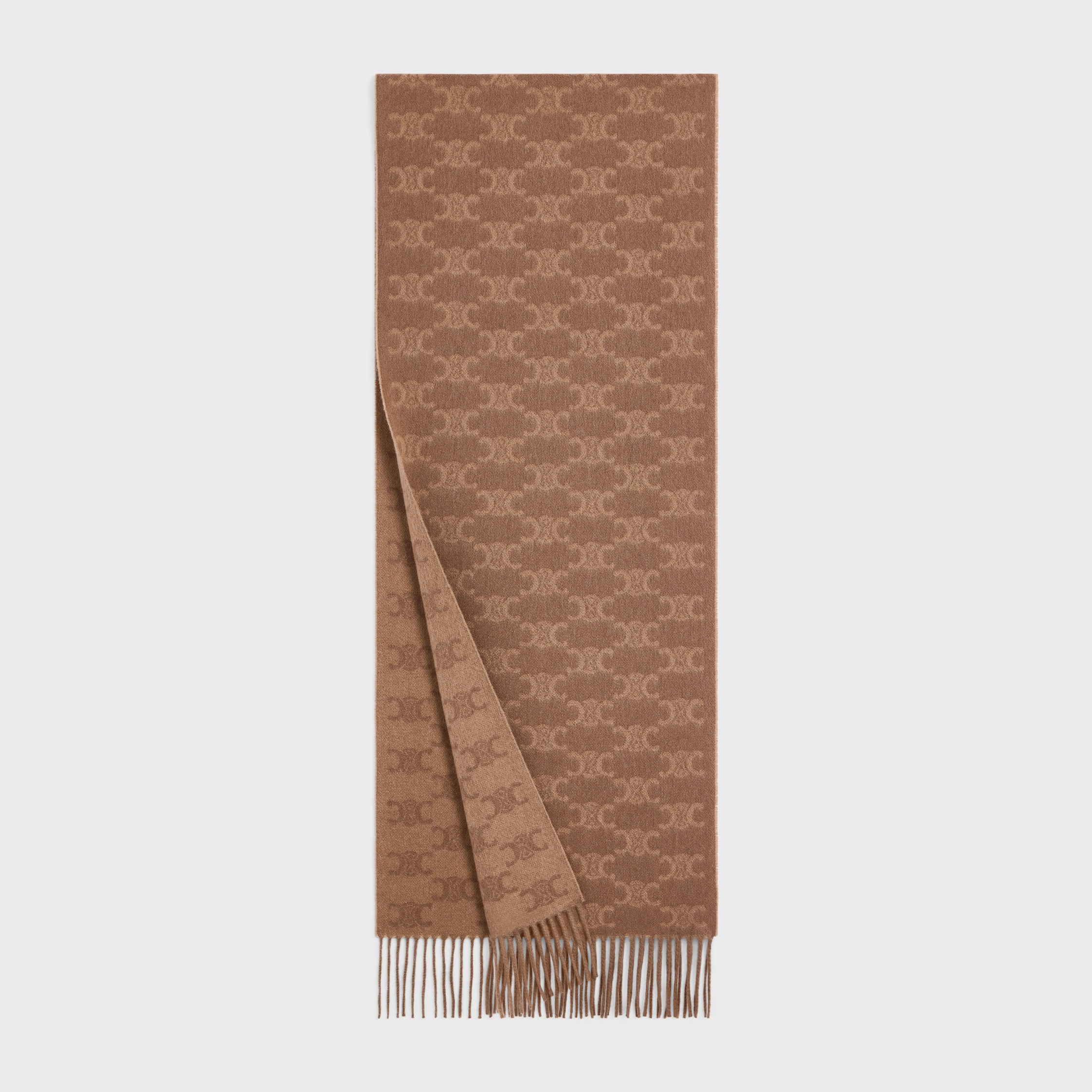 scarf in monogram cashmere - 3
