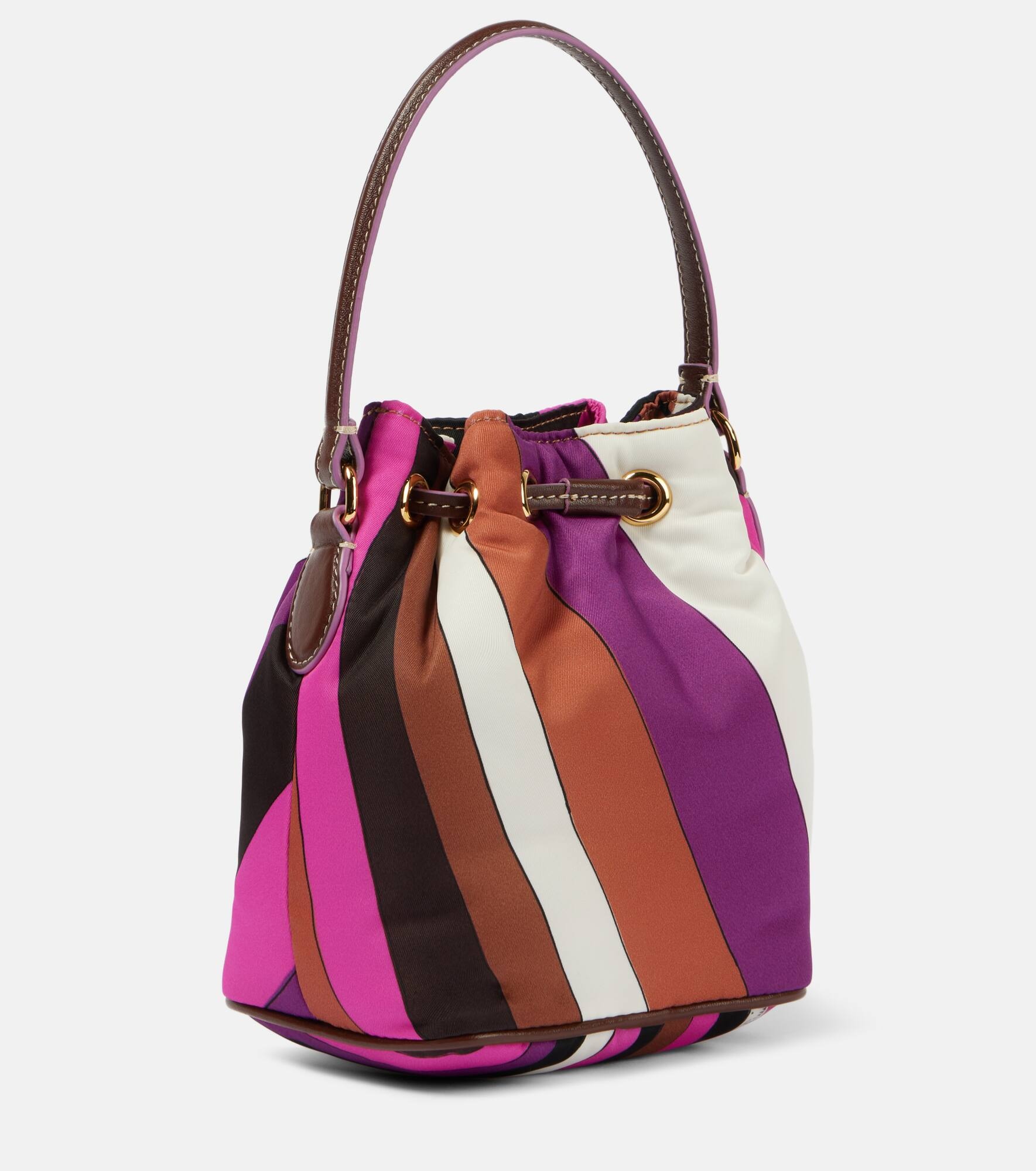 Yummy Iride canvas bucket bag - 4