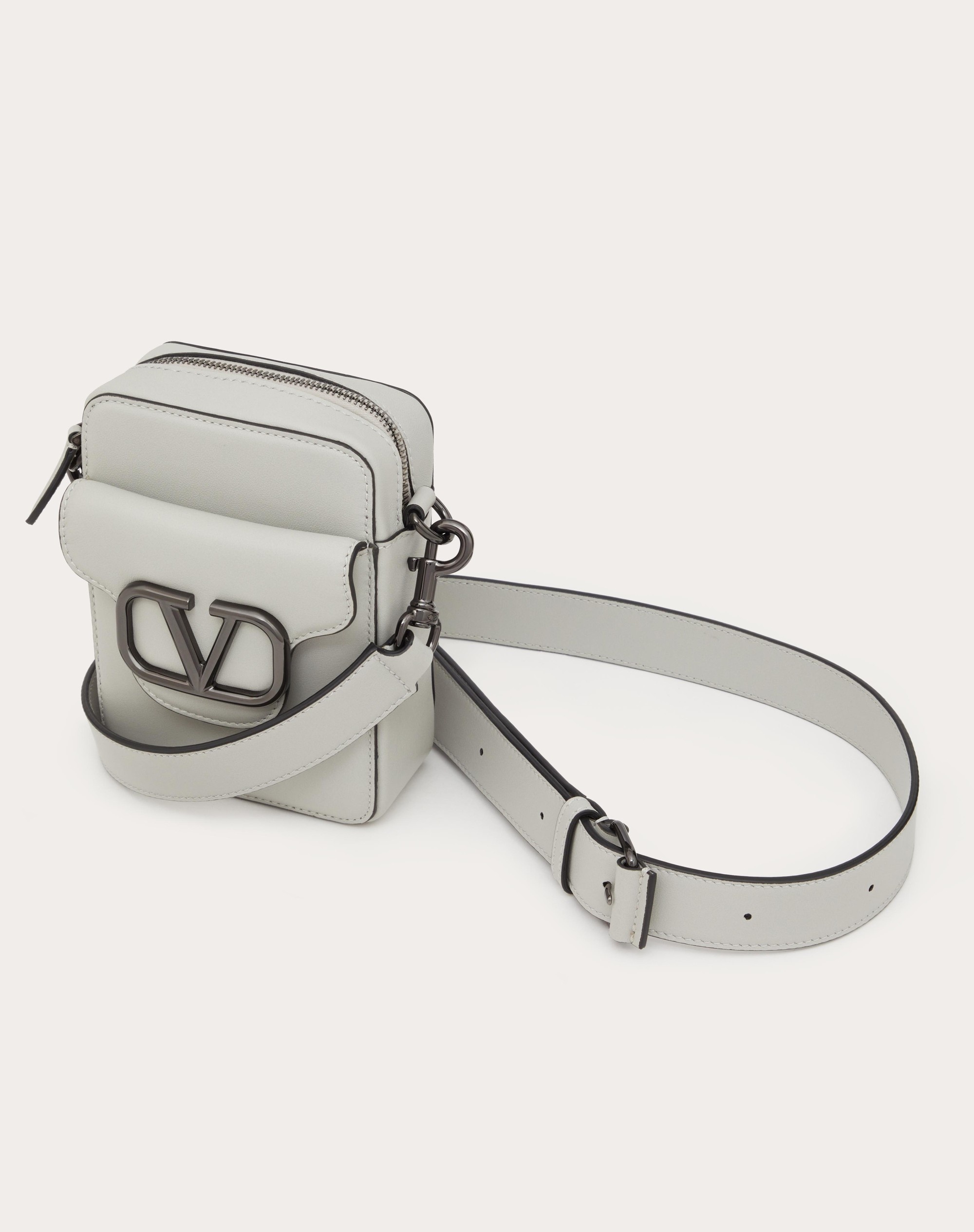 MINI VALENTINO GARAVANI LOCÒ CROSSBODY CALFSKIN BAG - 5