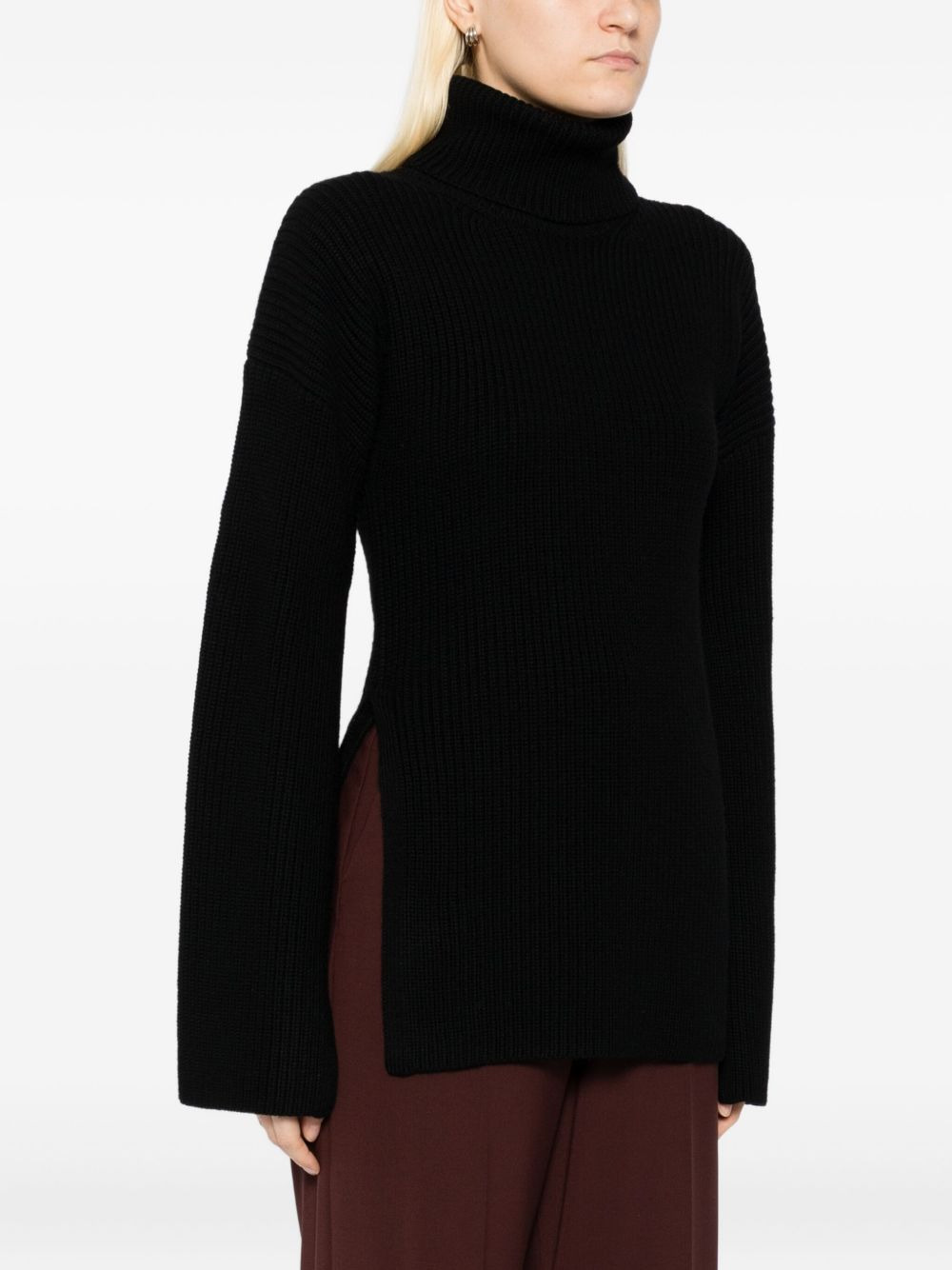 merino slit sleeve sweatshirt - 3