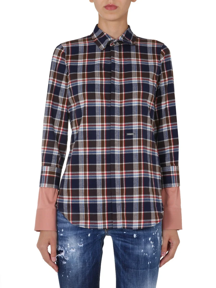 Dsquared Women Flannel Shirt - 1