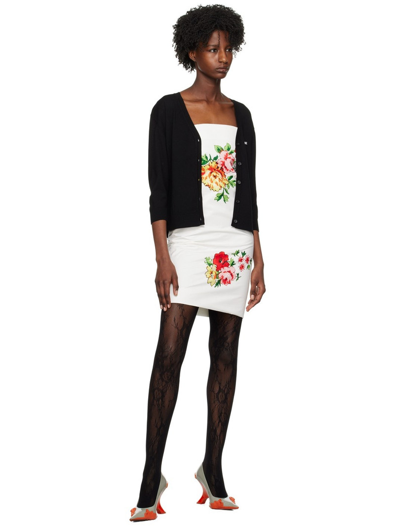 We11done White Printed Minidress outlook