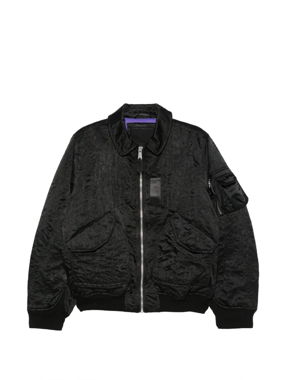 CWU-45/P camo-embroidered UV bomber jacket - 1