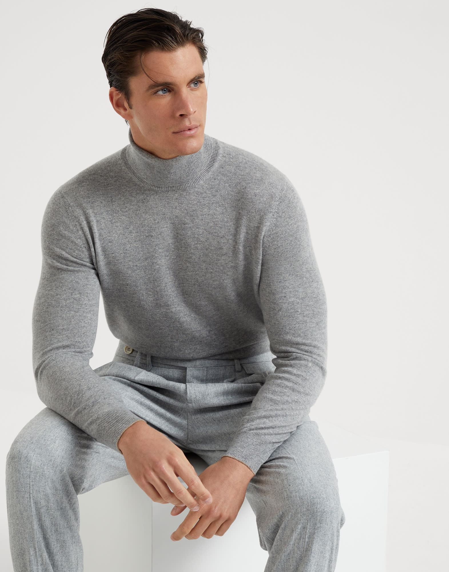 Cashmere turtleneck sweater - 4