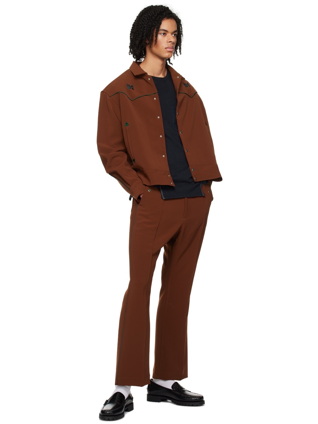 Brown Cowboy Trousers - 4