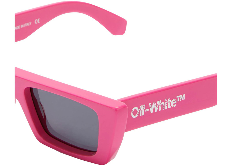 Off-White OFF-WHITE Sunglasses Marfa Rectangular Frame Pink/White (16527448) outlook