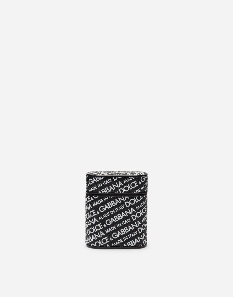 Airpods cover in printed dauphine calfskin - 1