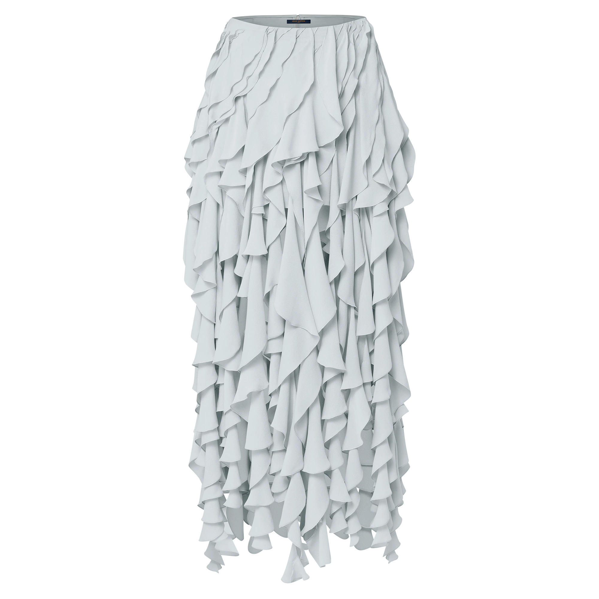 Carnation Print Ruffle Skirt - 1