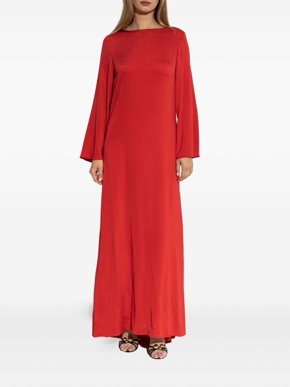 mock-neck cocktail dress - 3