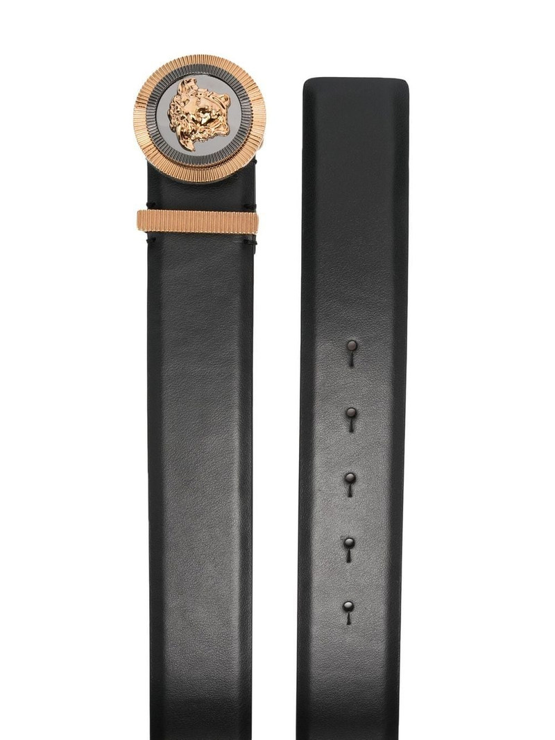 VERSACE Medusa logo-buckle belt outlook