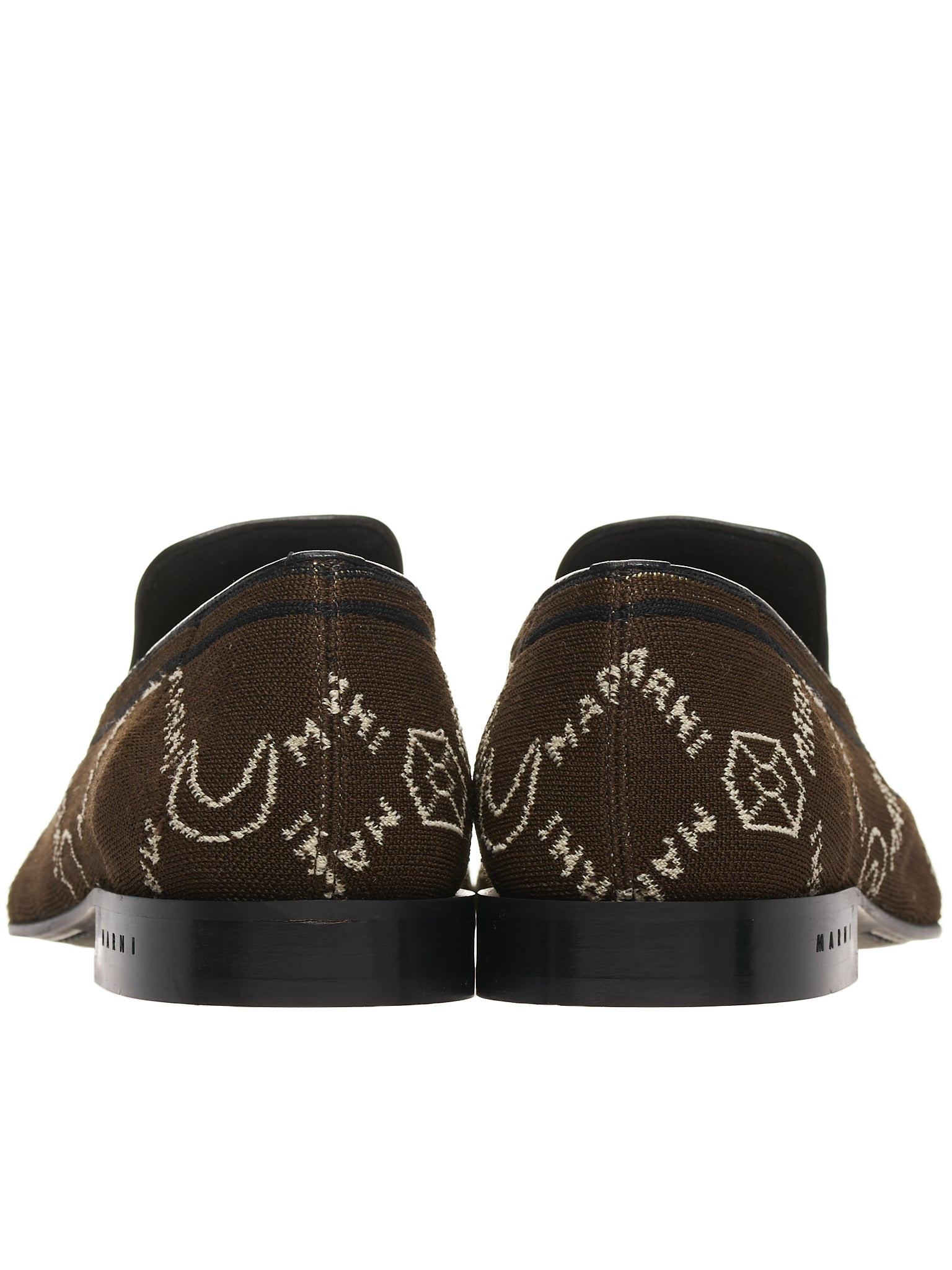 Marnigram Trompe L'oeil Jacquard Moccasins - 4