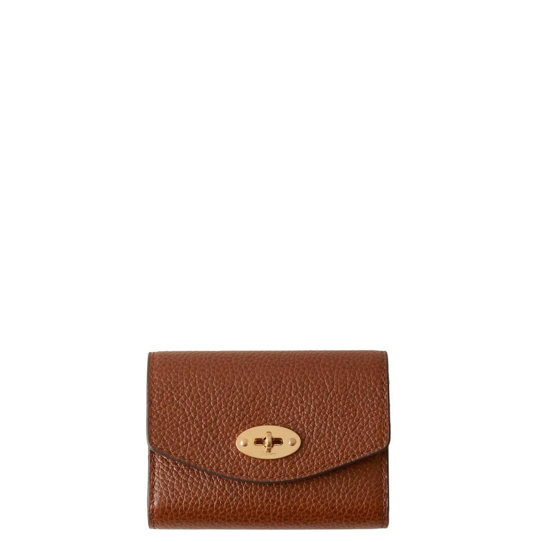 Darley Concertina Wallet Oak Two-Tone Small Classic Grain - 1