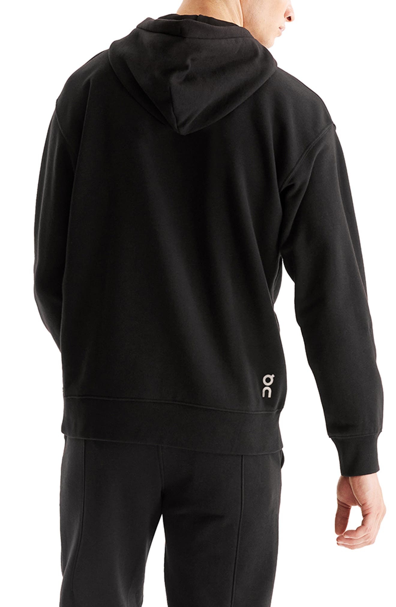 Club Oversize Organic Cotton Blend Hoodie in Black at Nordstrom - 2