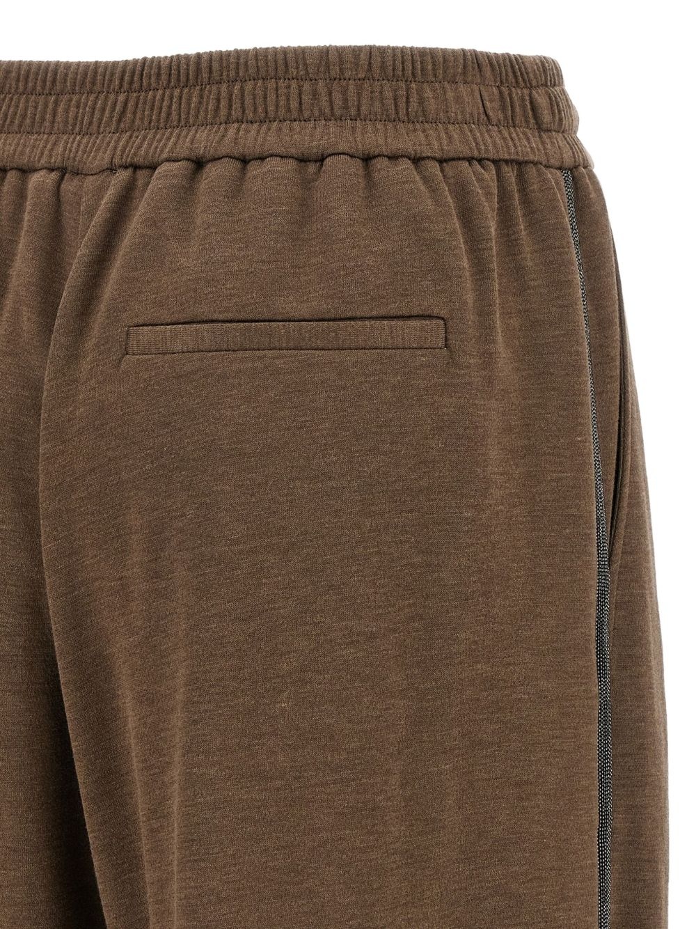 drawstring wide-leg trousers - 4