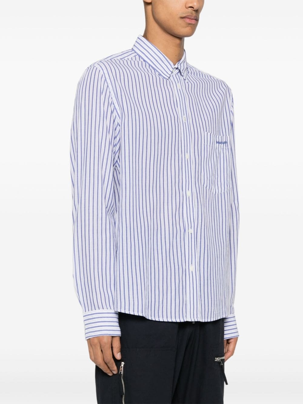 Jasolo striped cotton shirt - 3