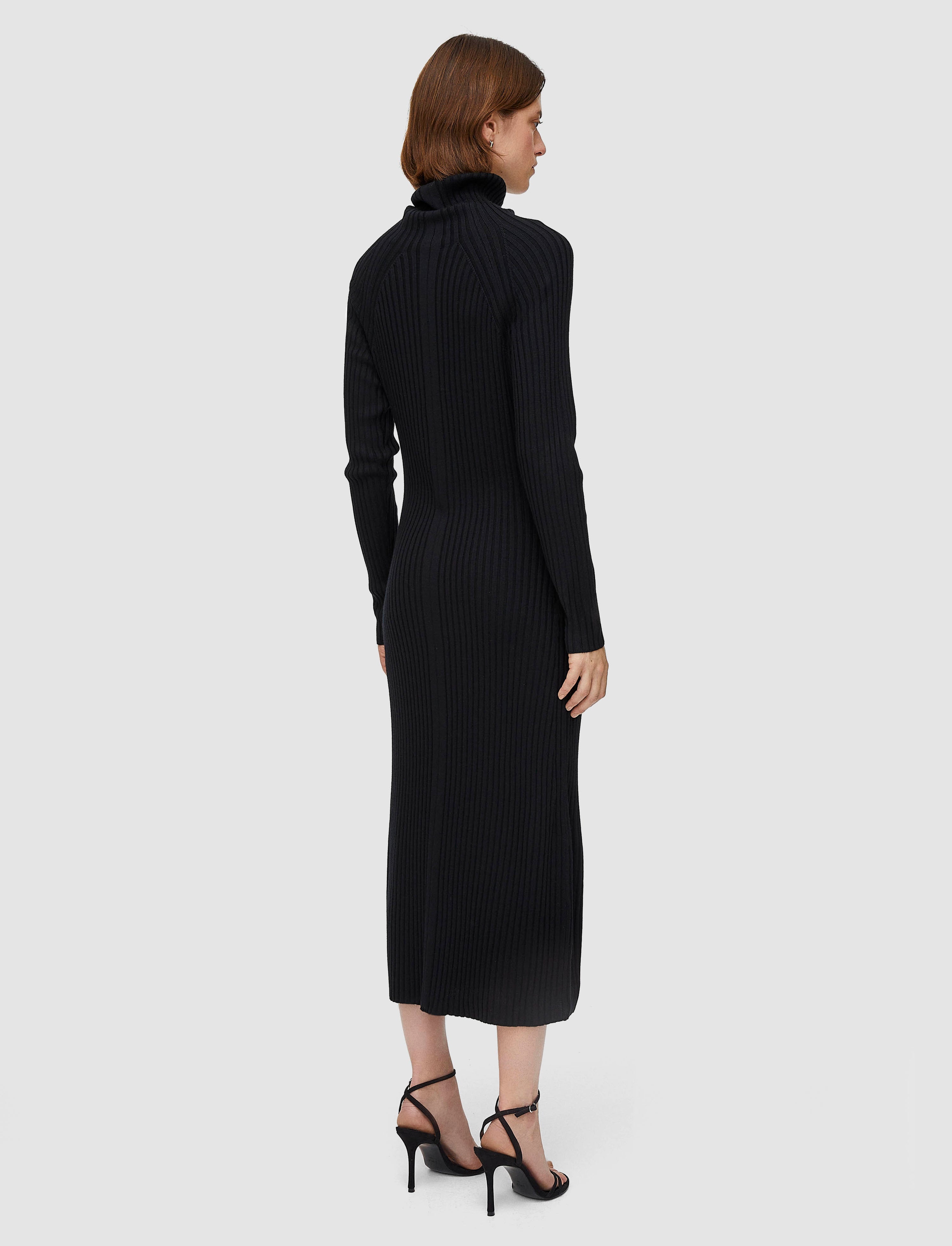 Merino Silk Rib Dress - 3