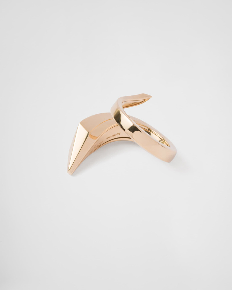 Eternal Gold snake ring in yellow gold 5