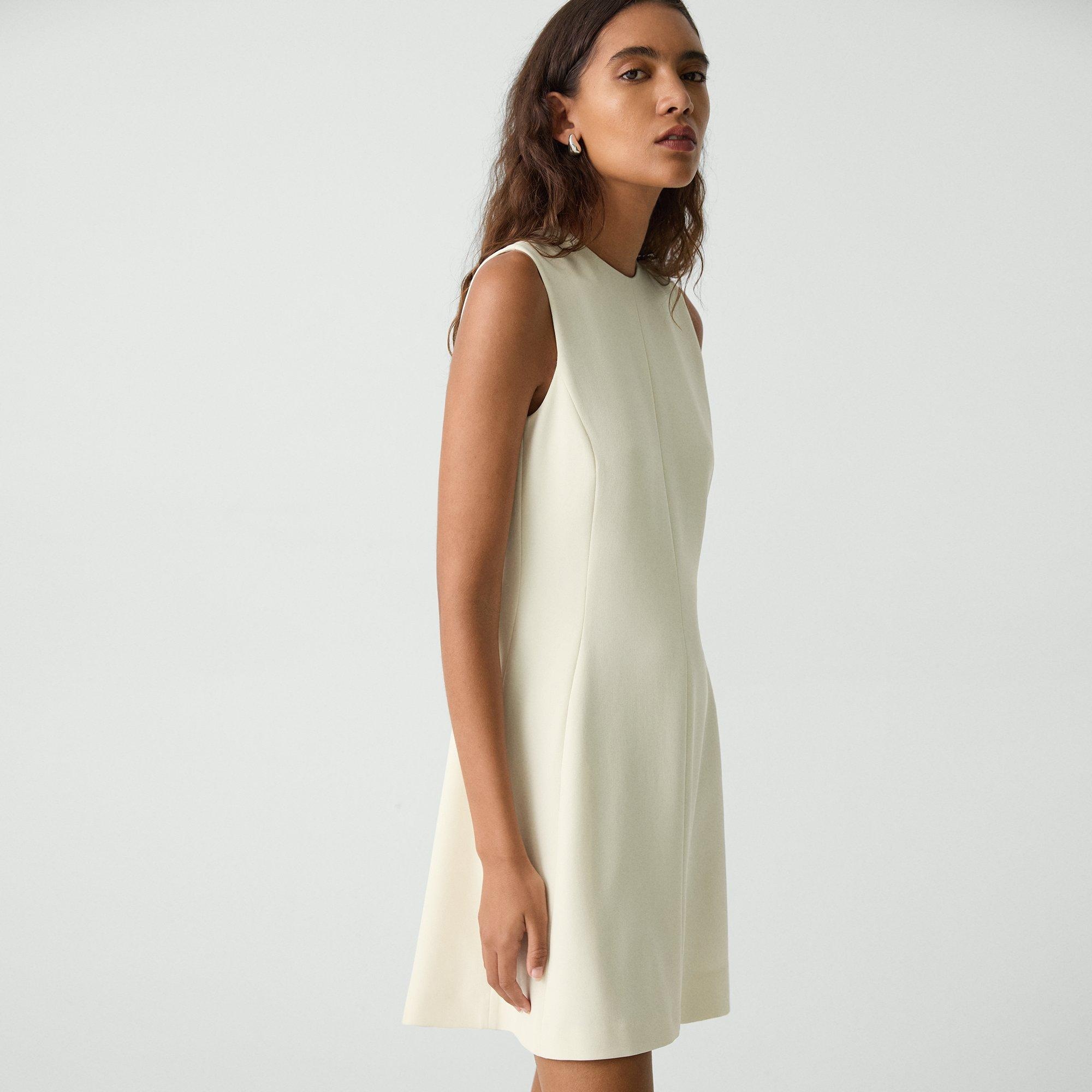 Fit-and-Flare Dress in Admiral Crepe - 5