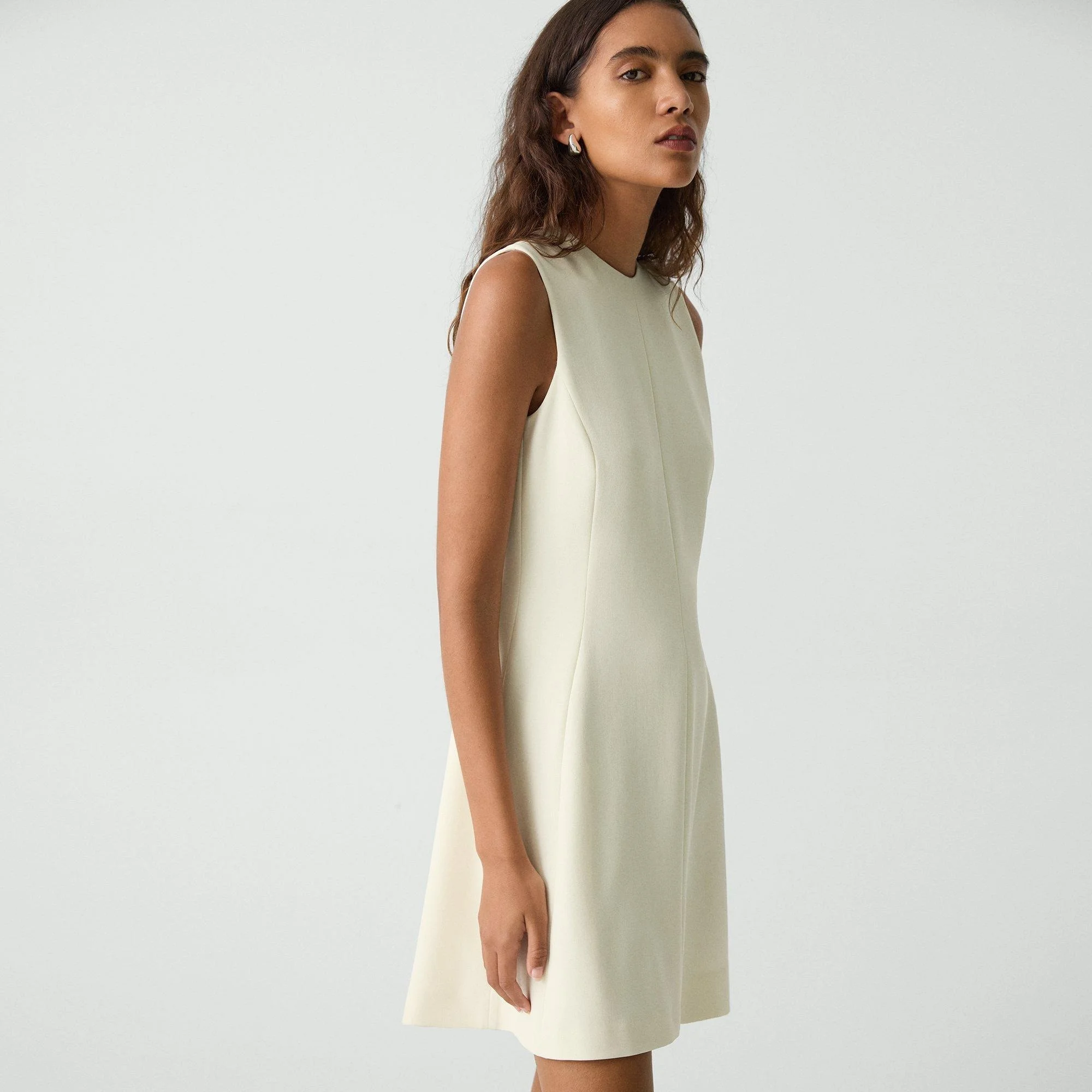 Theory Fit-and-Flare Dress in Admiral Crepe - P0109603_Y0C | REVERSIBLE