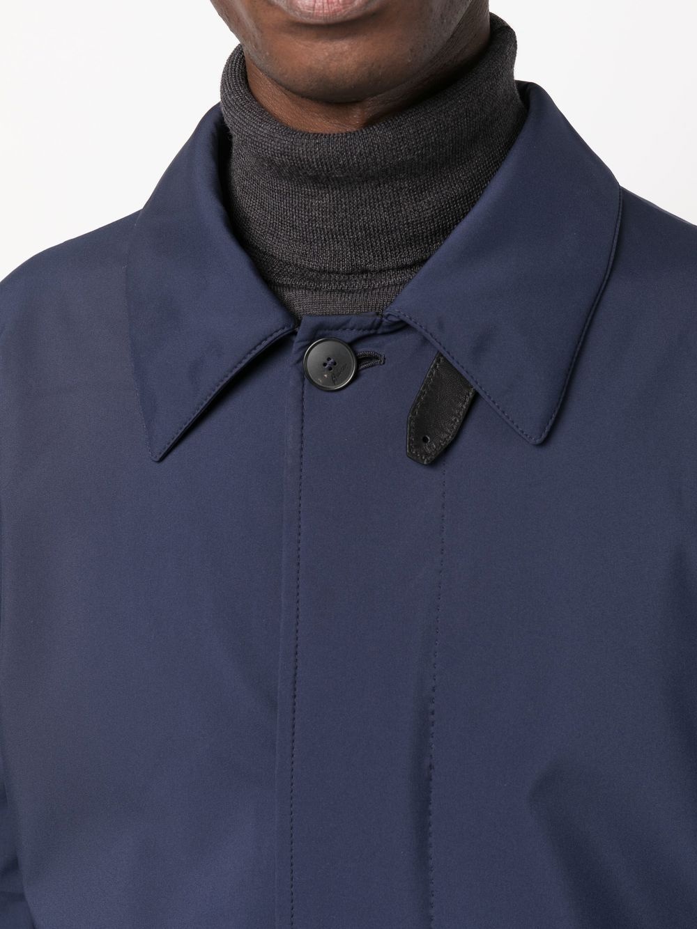 Performa wool single-breasted coat - 5