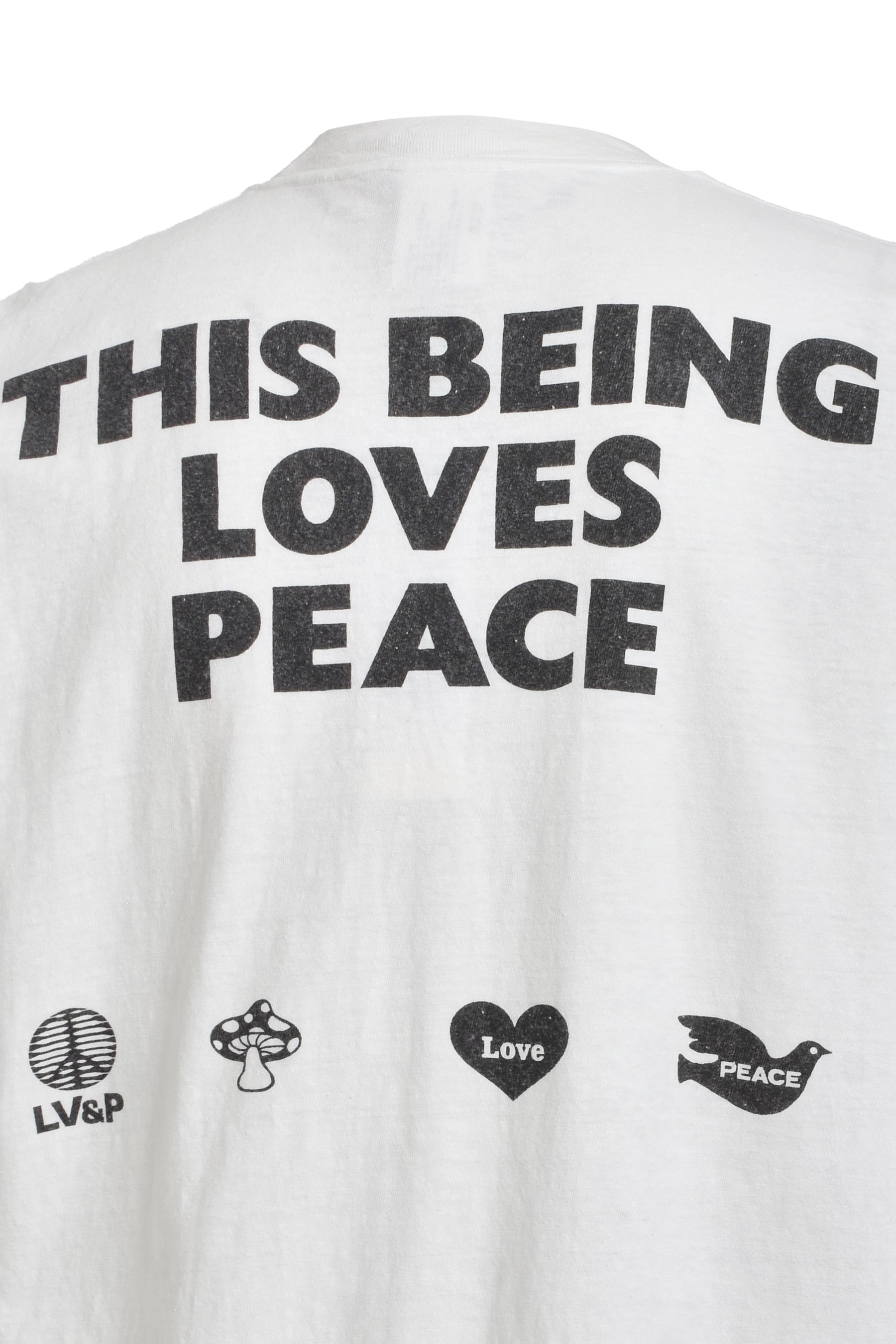 S/S T-SHIRT PEACE / WHT - 4