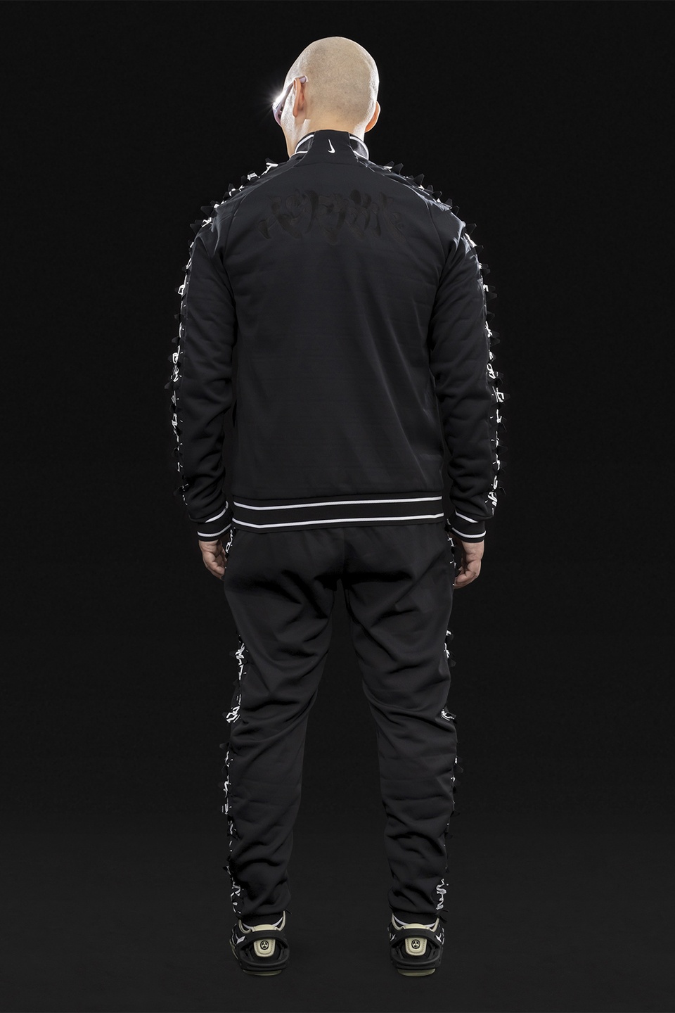 GGG-P1-011 Nike® Acronym® Track Pant Knit Black/Black - 7