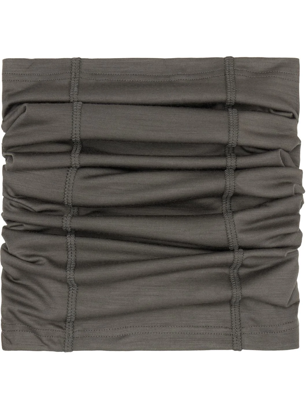 Gray Cache-Cou Jersey Wool Neck Warmer - 1