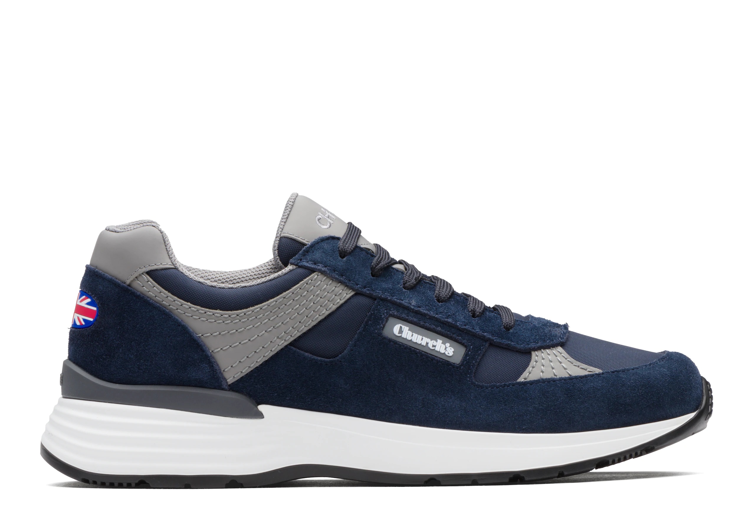 Ch873
Suede Tech Retro Sneaker Blue - 1