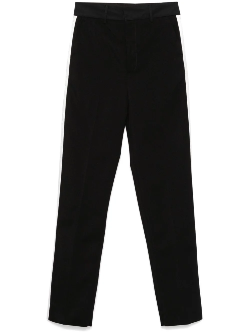 twill-weave trousers - 1