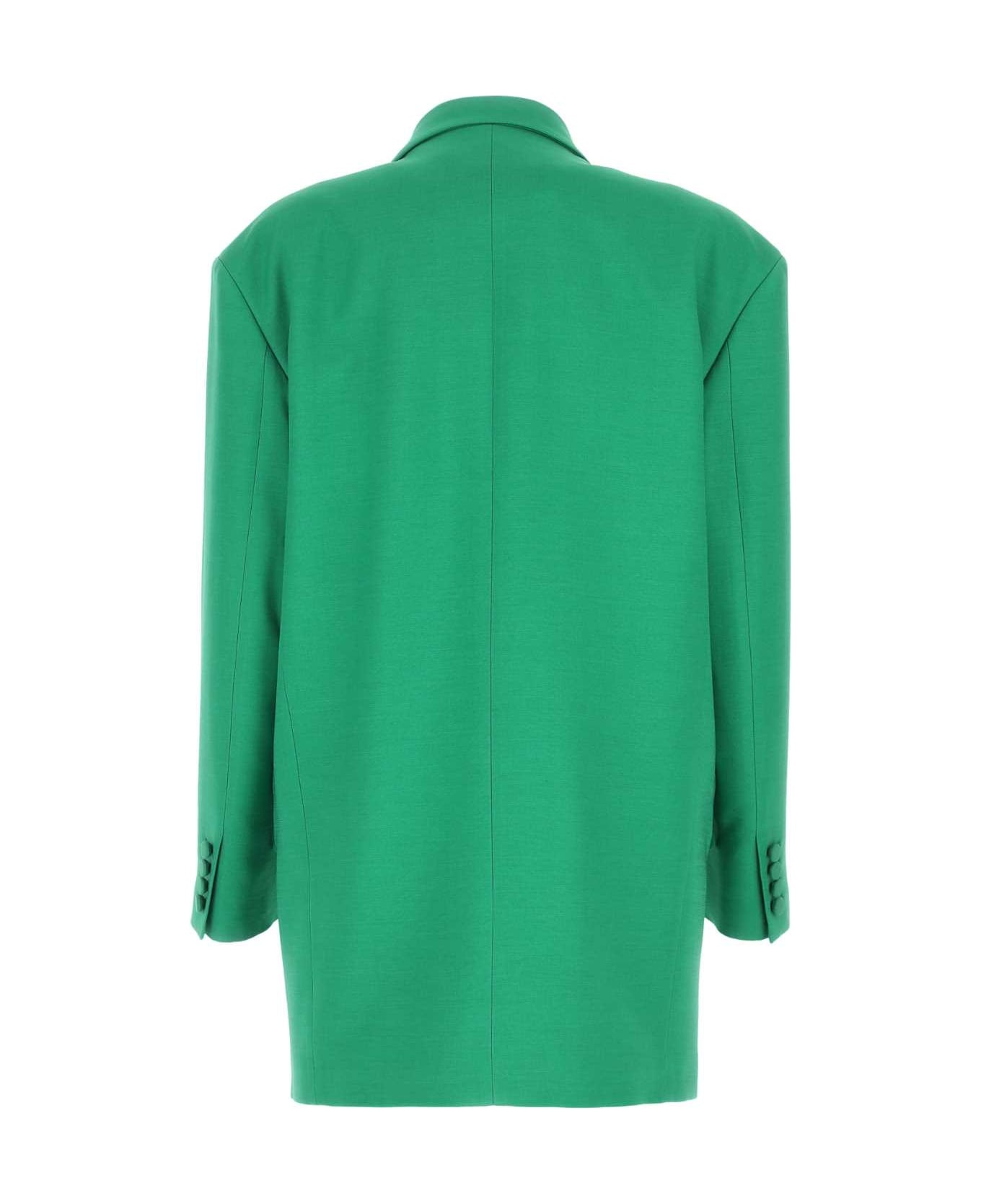 ジャケット VALENTINO Green Crepe Couture oversize blazer Valentino Green Crepe Couture Oversize Blazer | italist