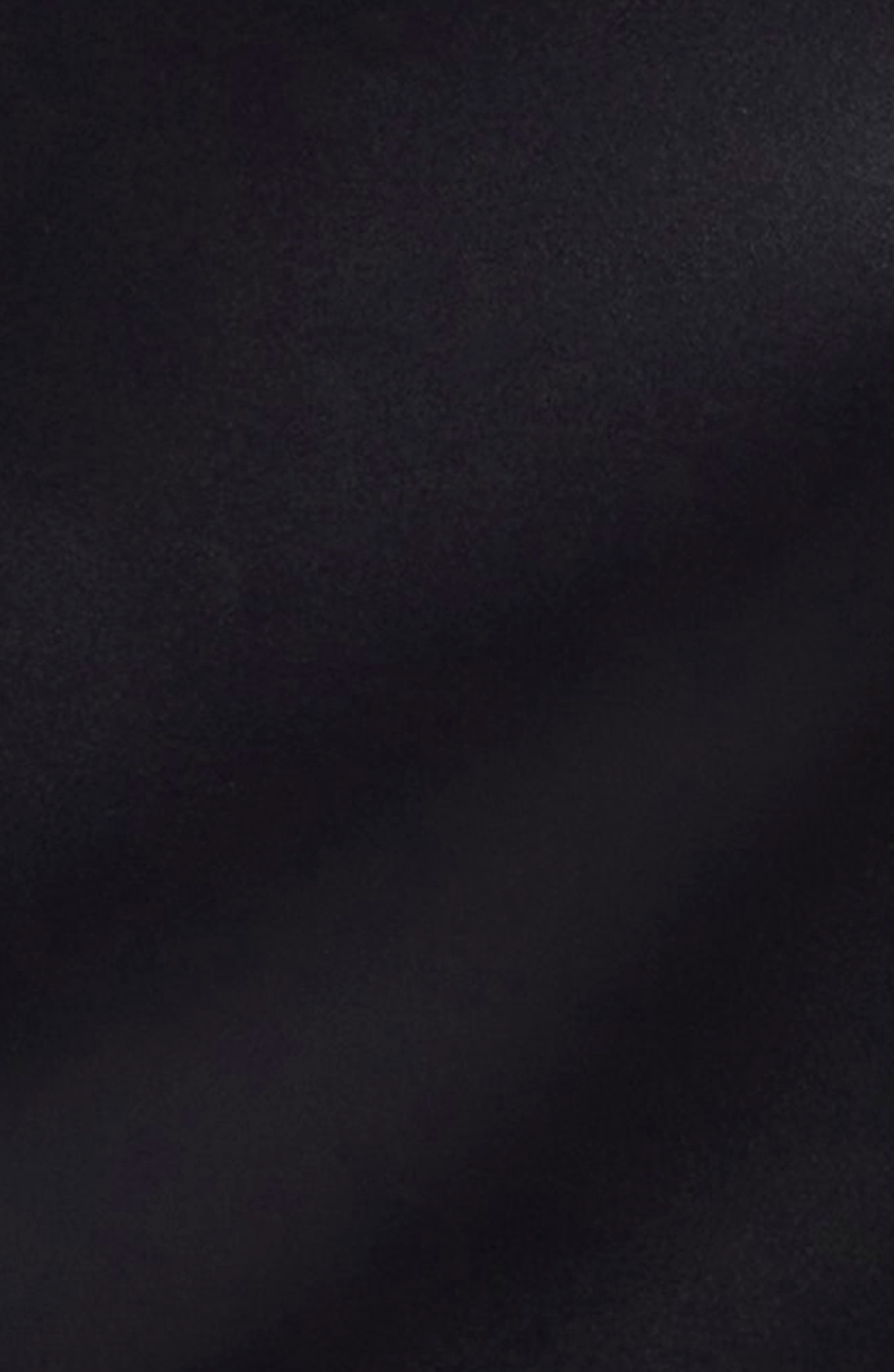 Dolce&Gabbana Stretch Satin Minidress in N0000 Nero at Nordstrom - 6