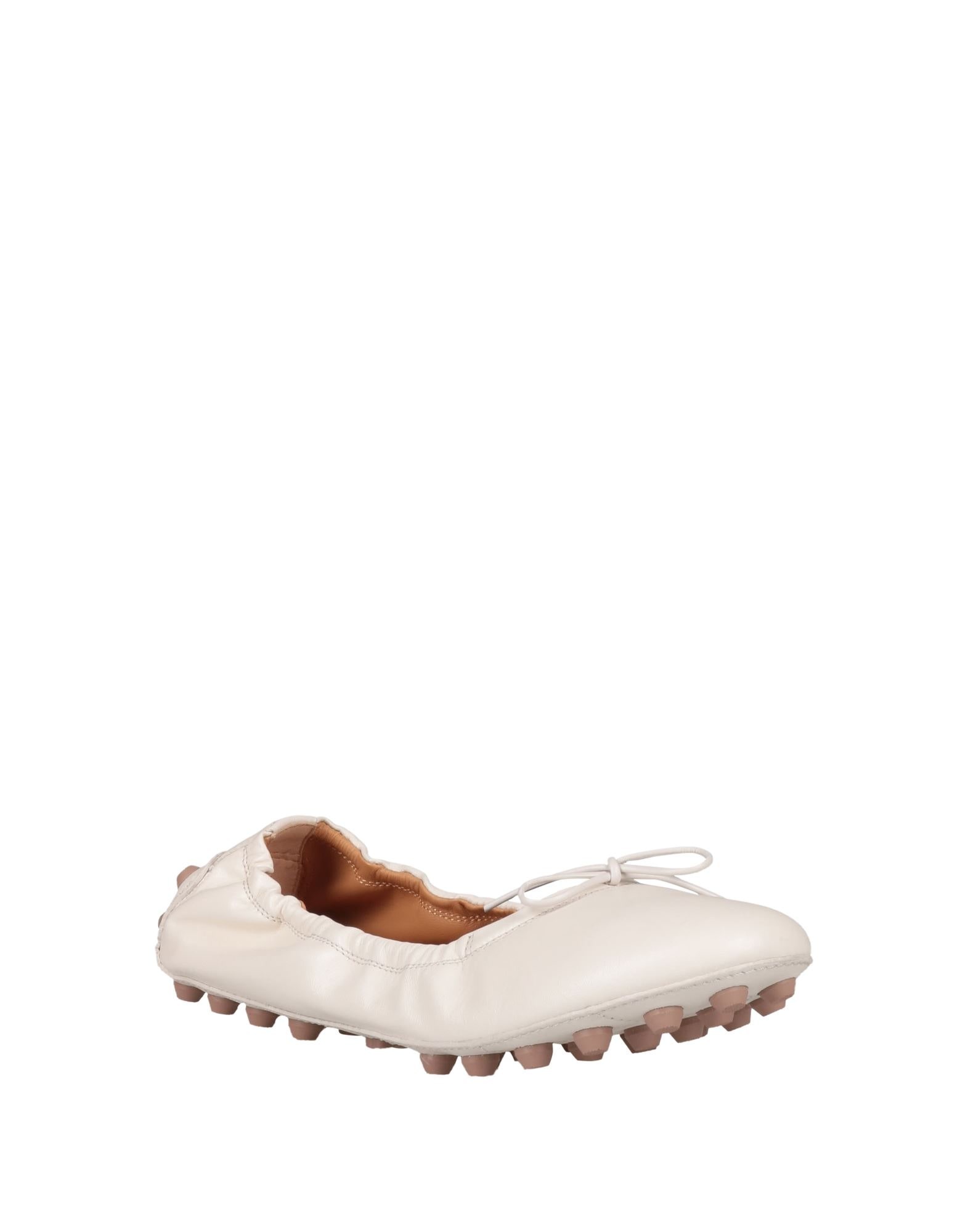 Cream Women's Ballet Flats - 2