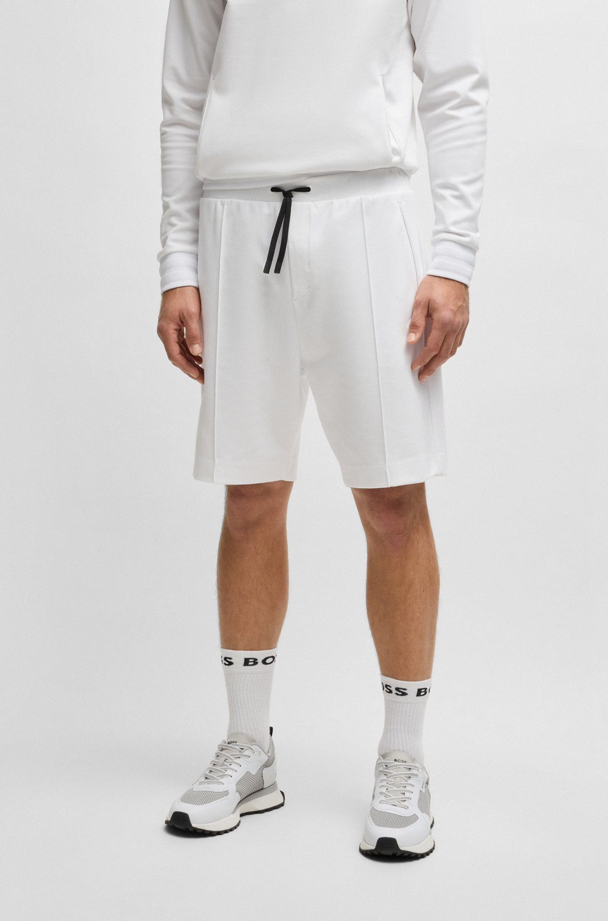 SHORTS WITH DOUBLE B MONOGRAM - 2