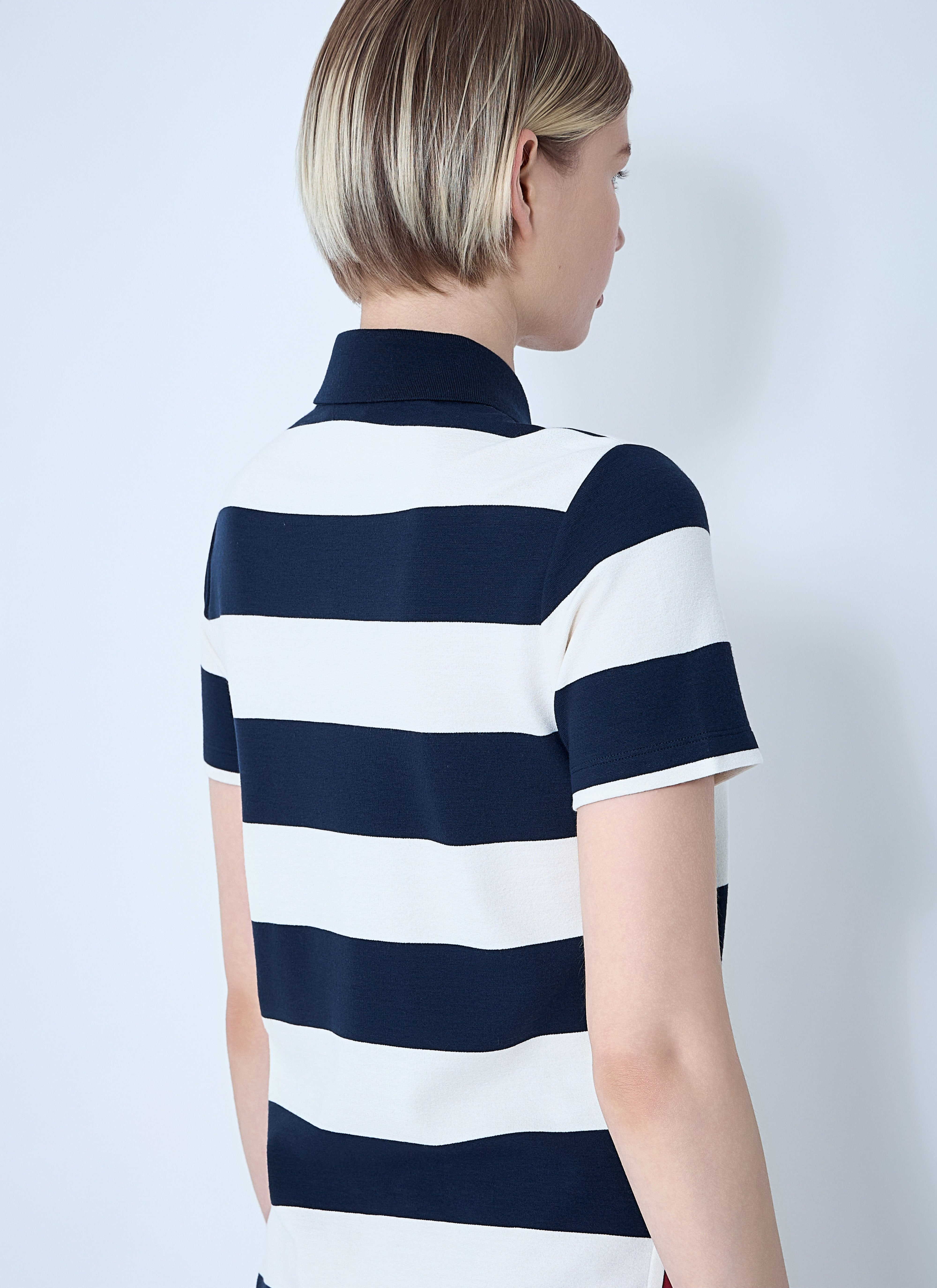 Moncler Women Striped Polo Shirt - 6