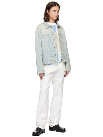 424 White Baggy-Fit Jeans outlook