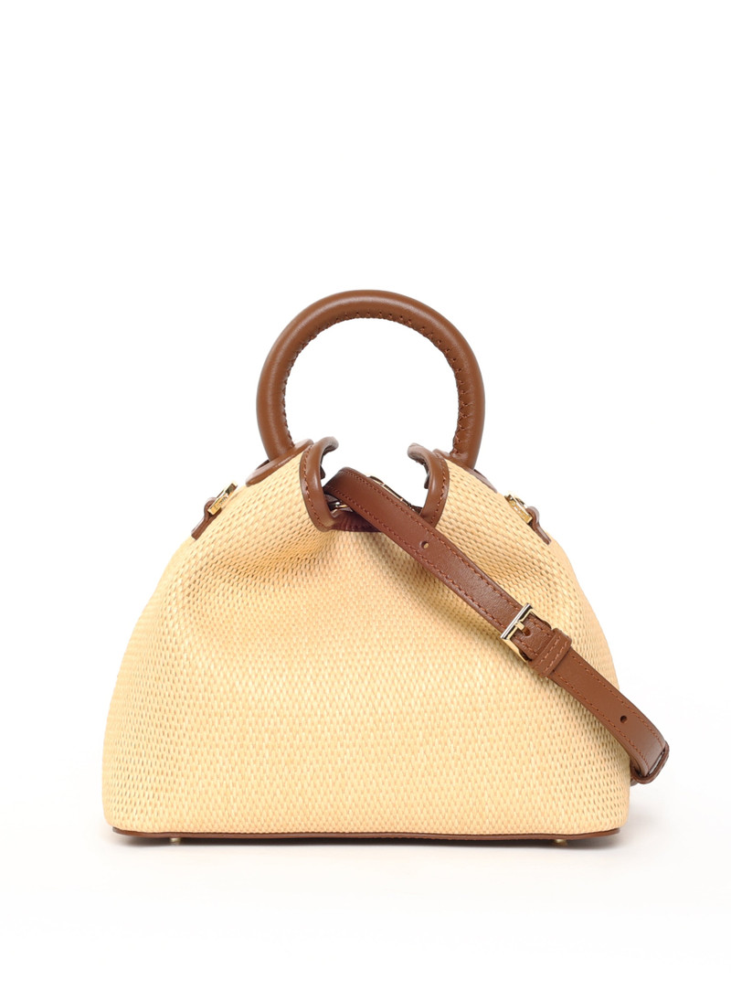 Baozi Raffia Natural/Cognac 4