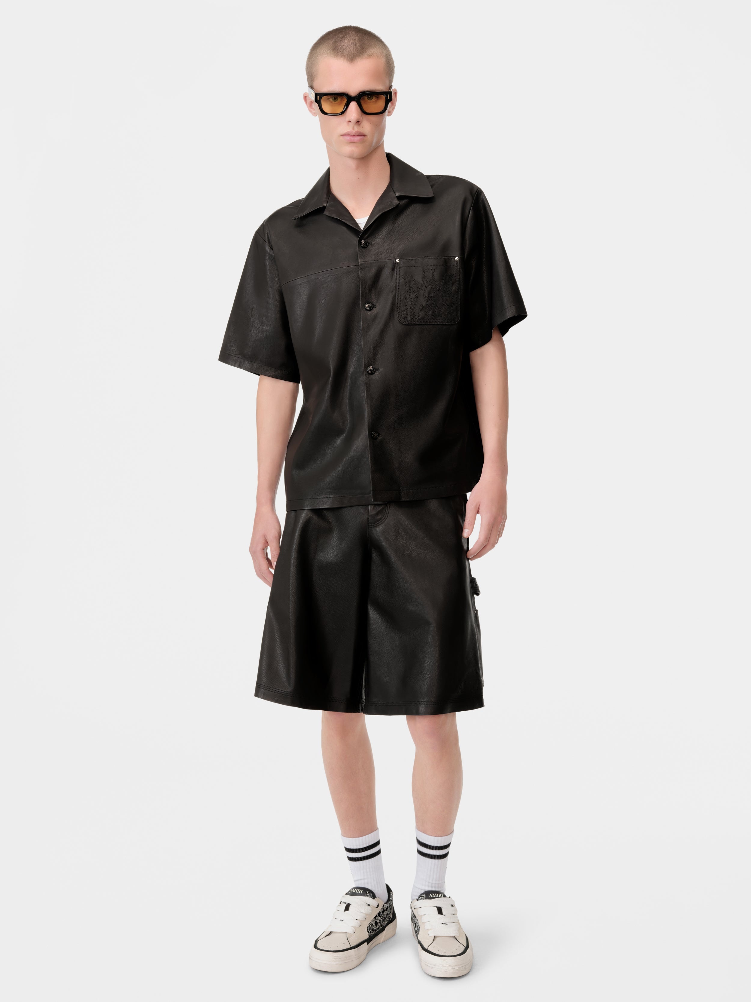 MA LEATHER CAMP SHIRT - 3