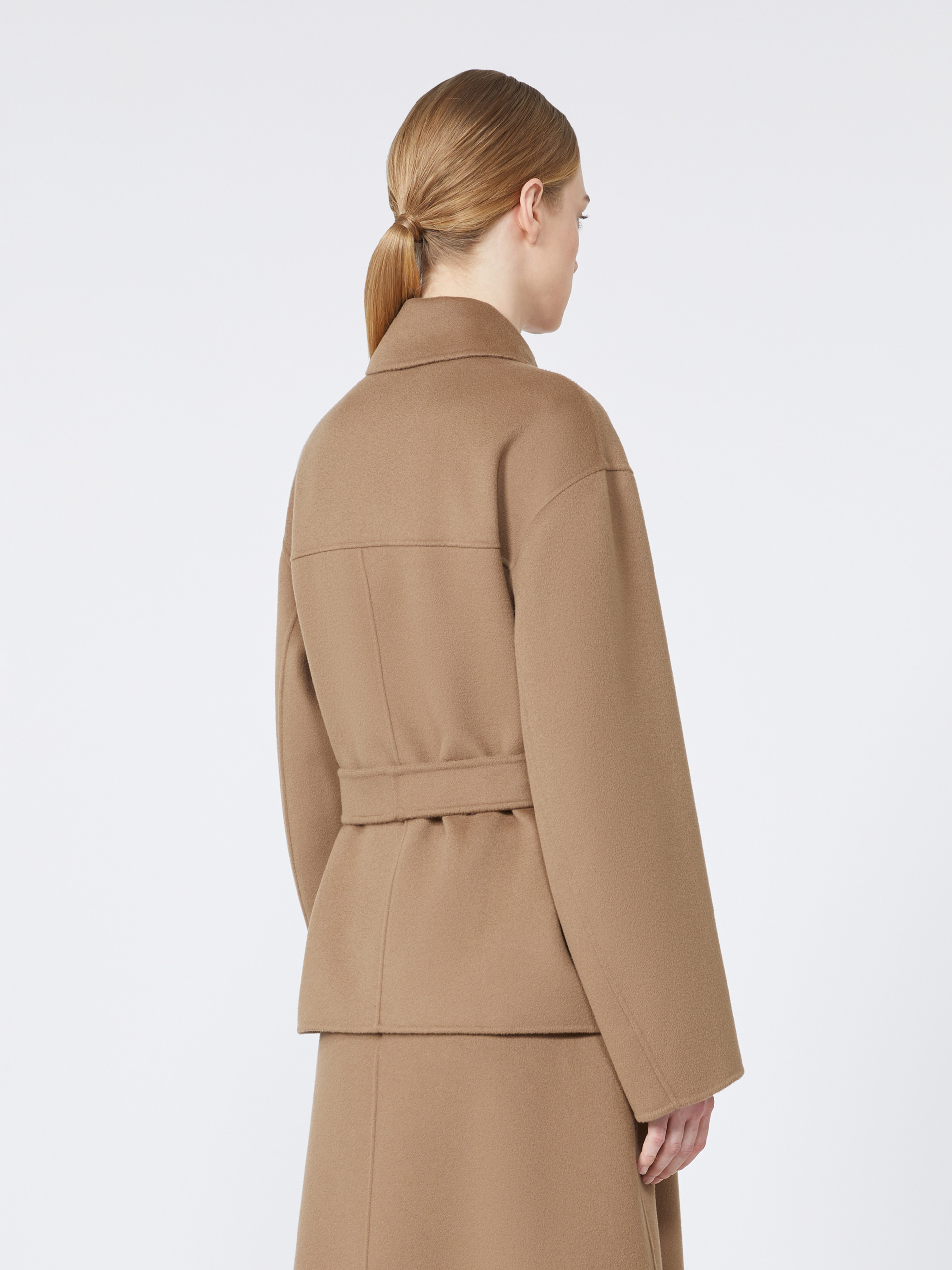CAROLINA Double-breasted coat in double-sided wool - 4