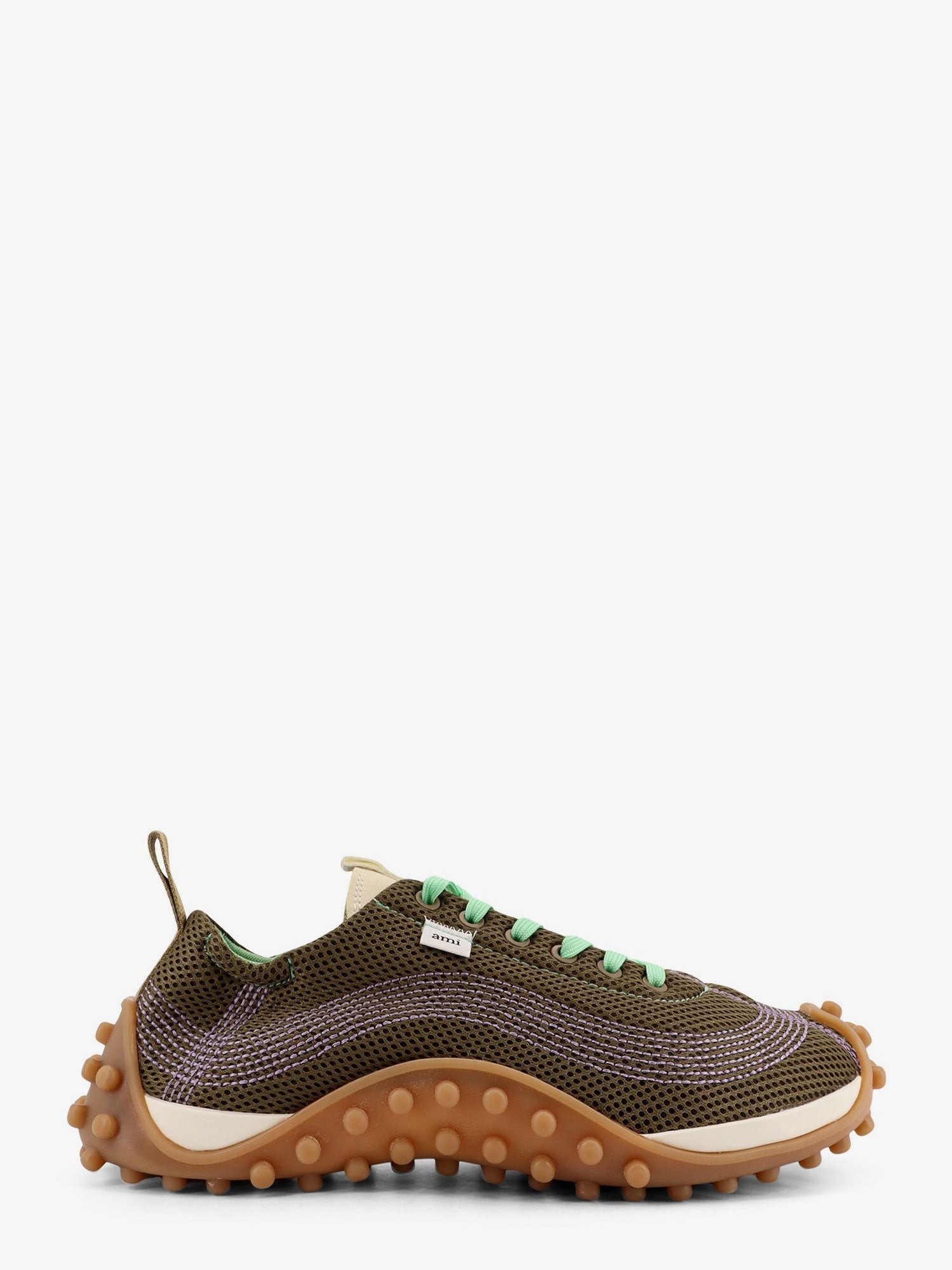 Ami Paris Mirage Low-Top Mesh Sneakers - 1