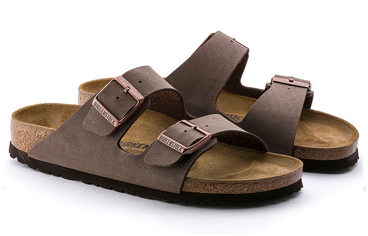 Birkenstock Arizona Birko-Flor Nubuck Sandals 'Mocha' 0151181 - 4