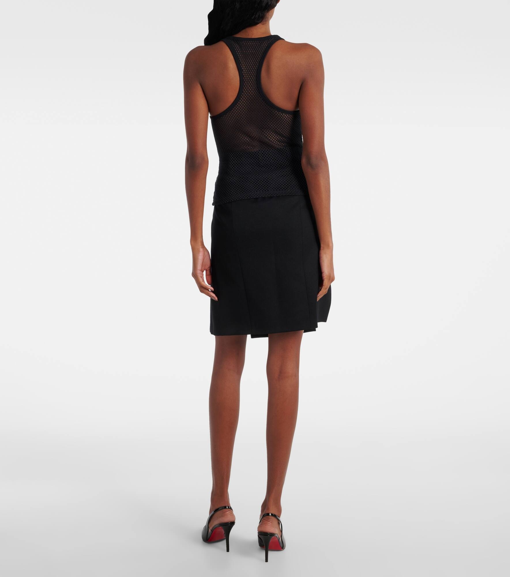 Scuba cotton mesh tank top - 3