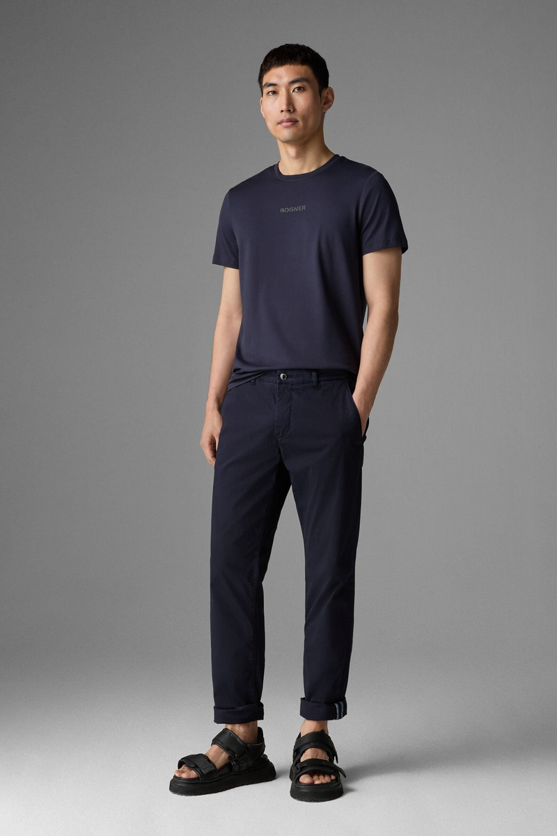 BOGNER Niko Prime fit chinos in Navy blue outlook