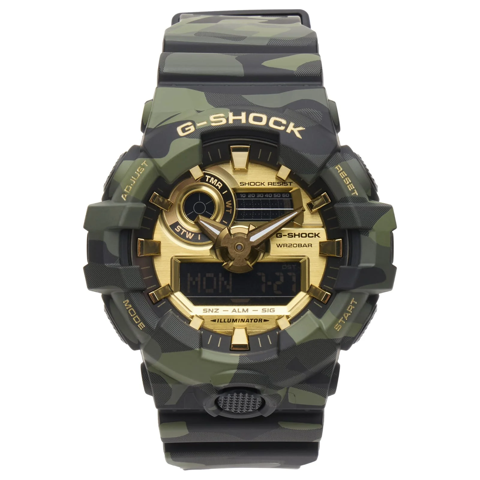 G-Shock GA-700CMG-3AER Bold Camo Series Watch - 1