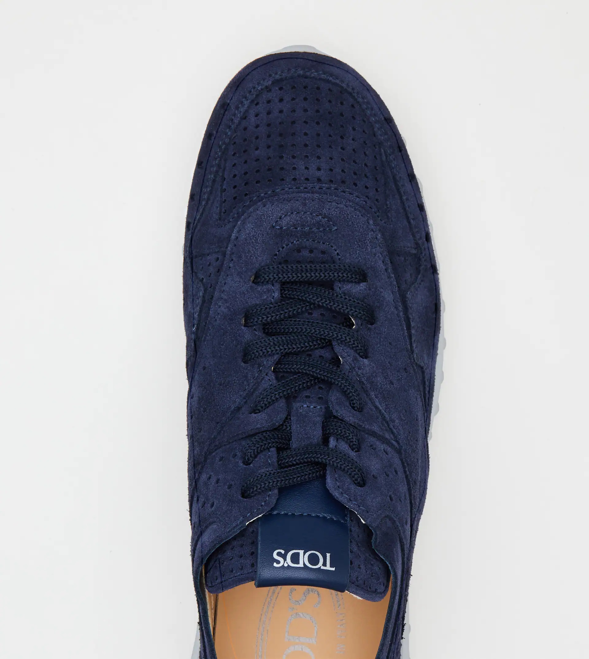 SNEAKERS IN SUEDE - BLUE - 4