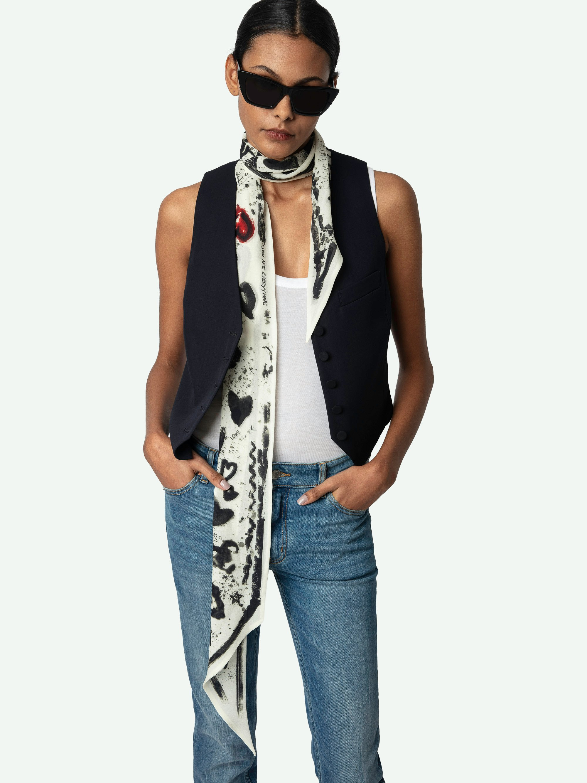 Jessie Silk Scarf - 4