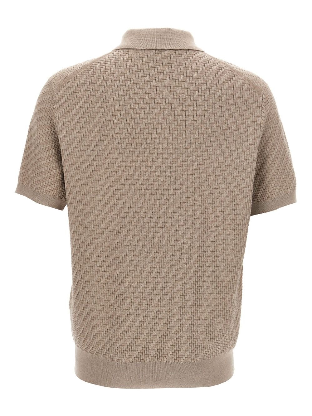 knitted polo shirt - 2