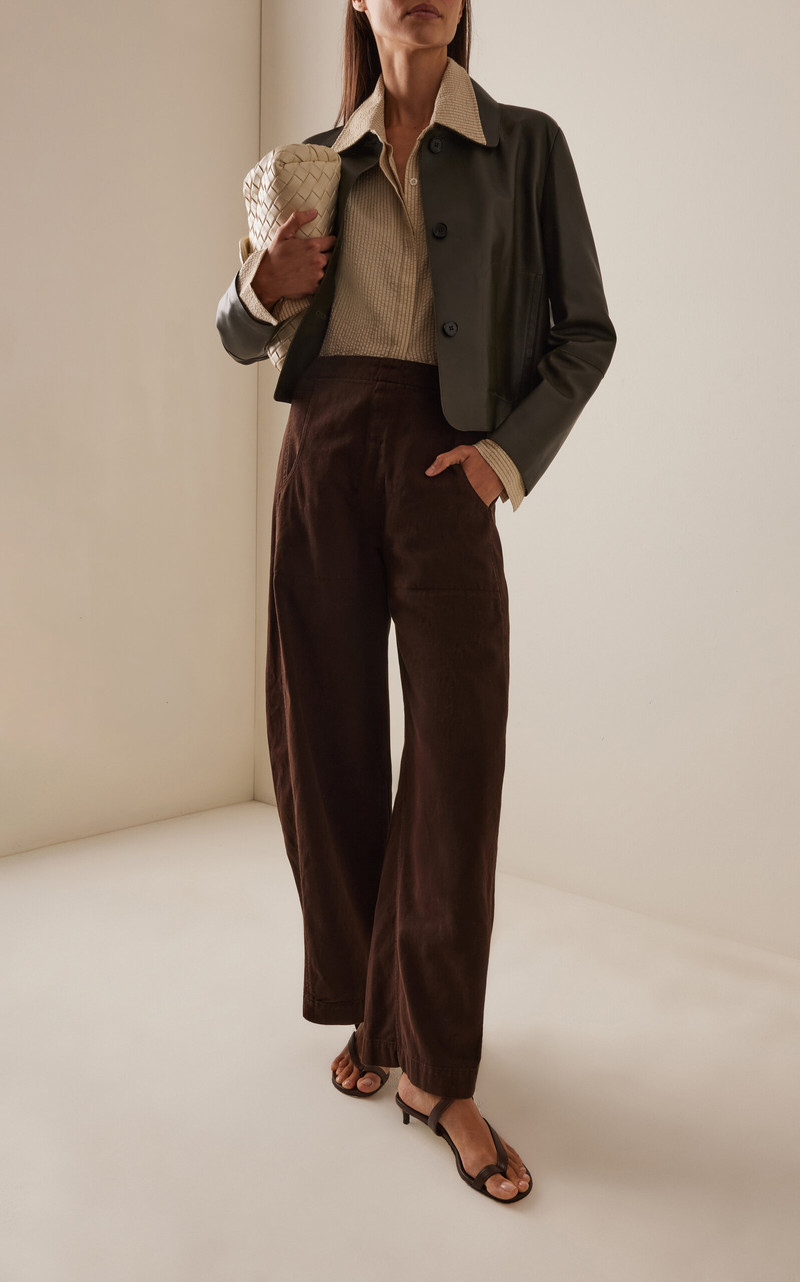 RACHEL COMEY Tany High-Rise Jeans brown outlook