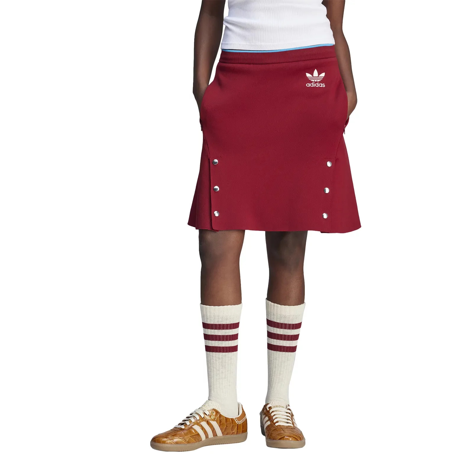 Skirt W "Collegiate Burgundy" - 1