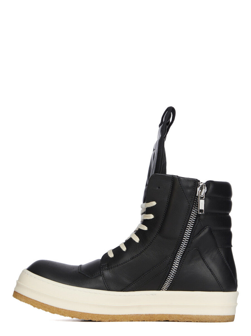 Rick Owens Geobasket zip-fastening sneakers outlook