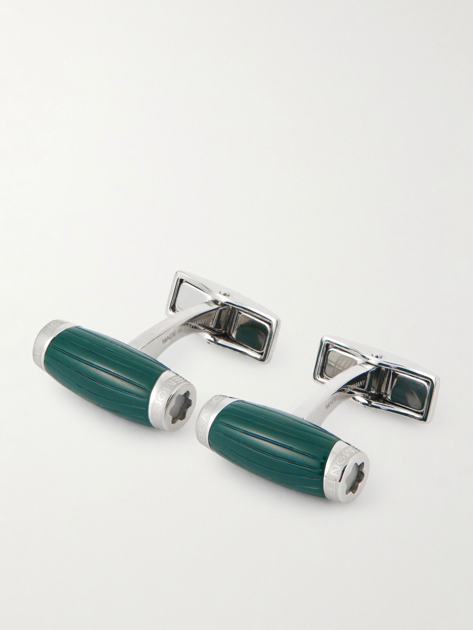 Starwalker Silver and Resin Cufflinks Silver - 1